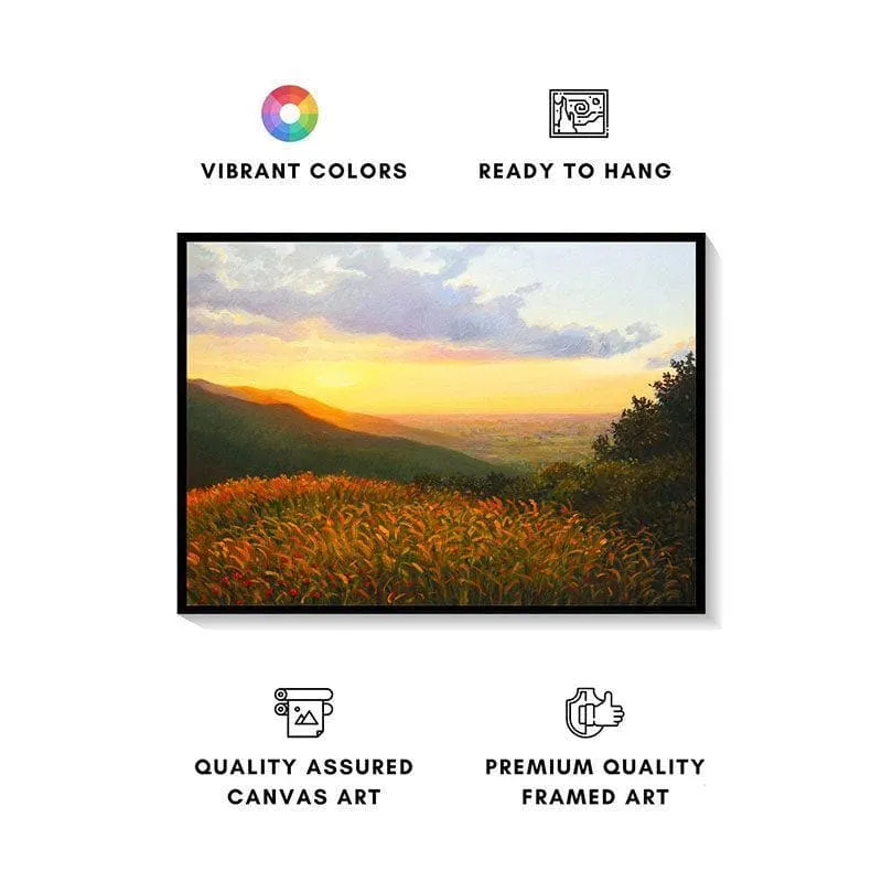 Colors of the Light Canvas Wall Painting - Black Frame media 4