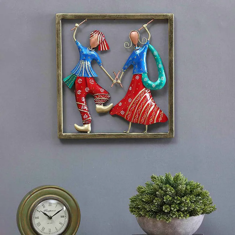 Folk Dancers Iron Wall Accent media 1