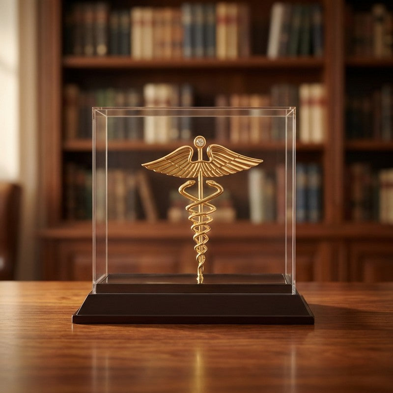 RoyalMedico 24K Gold Plated Mild Steel Showpiece