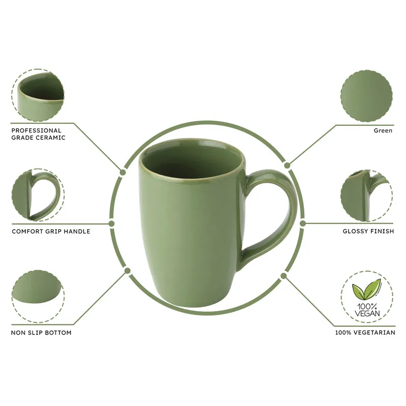 Kopi Ceramic Coffee Mug (Green) - 350 mL media 3