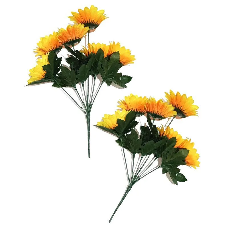 Forever Fresh Faux Flowers (Yellow) - Set Of Two media 5