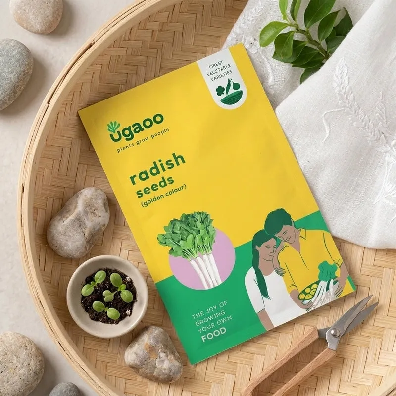 Ugaoo Radish Golden Seeds (Pusa Chatki) media 1