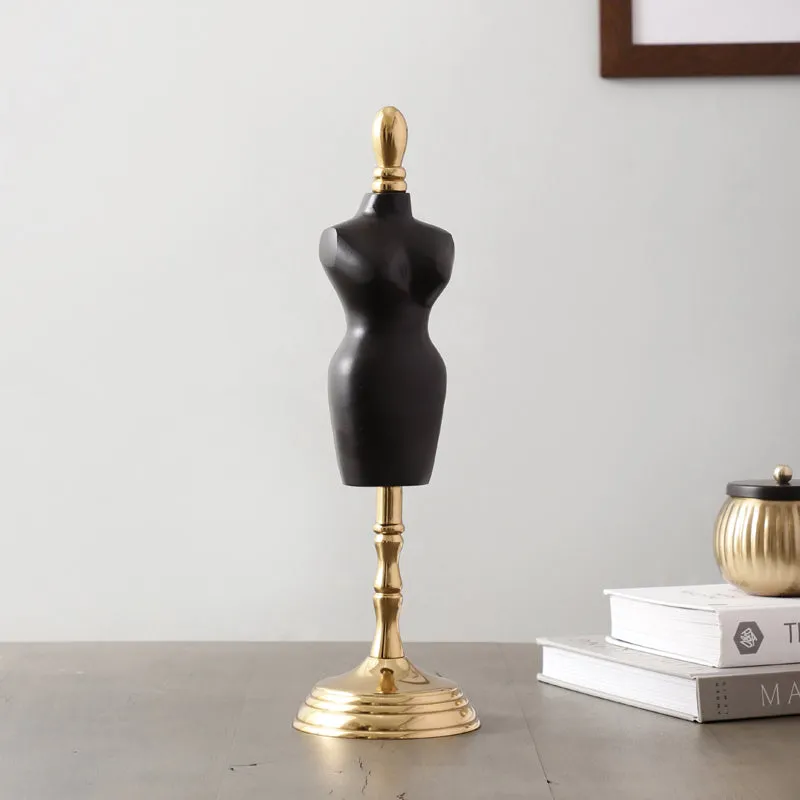 Mini Mannequin Showpiece - Black media 1