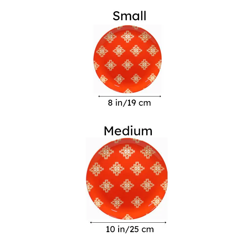 Ikkat Drops Decorative Plate media 6