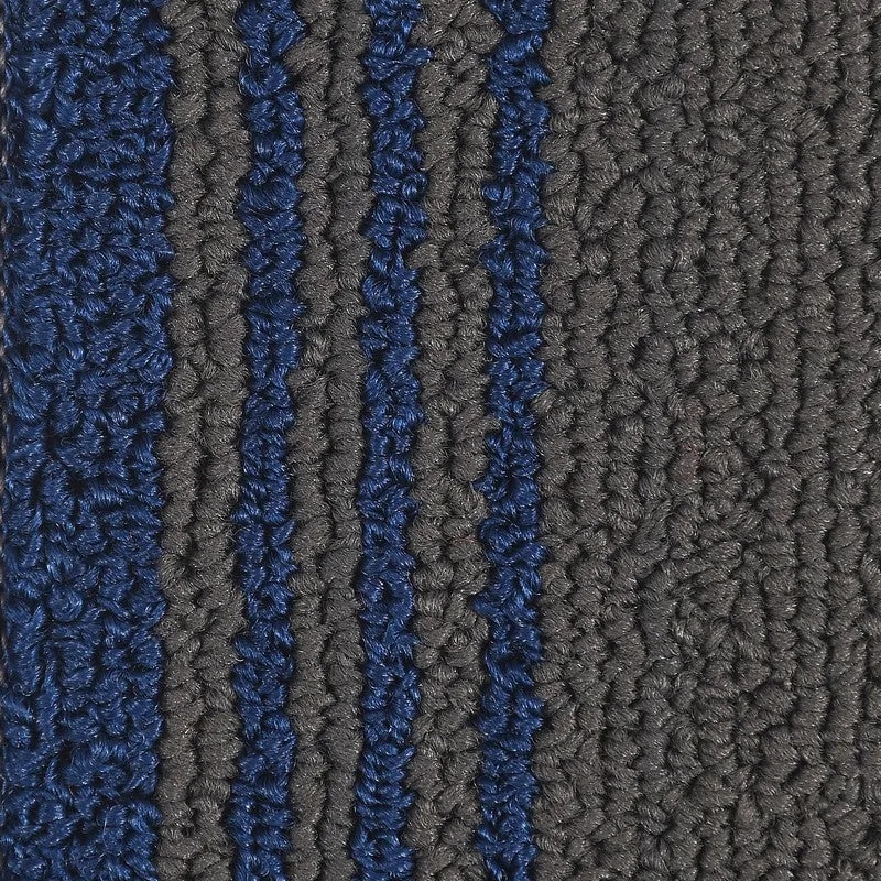 Stripe Haven Kitchen Floor Mats (Blue) - Set of Two media 4