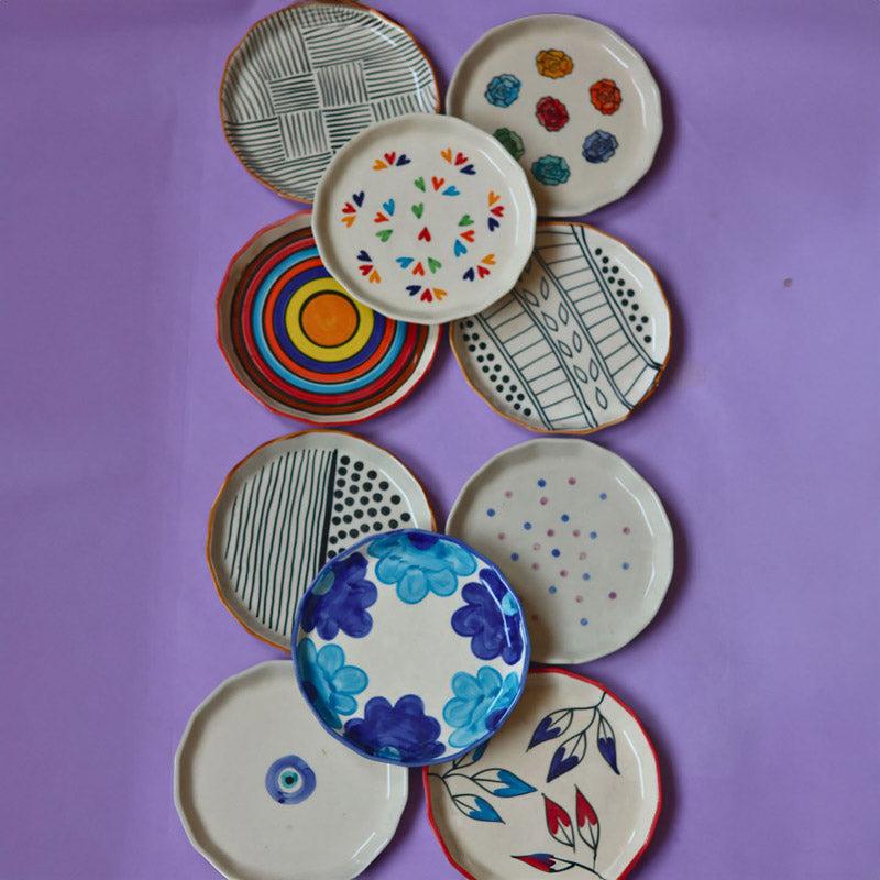 Clarabelle Snack Plate - Set Of Ten