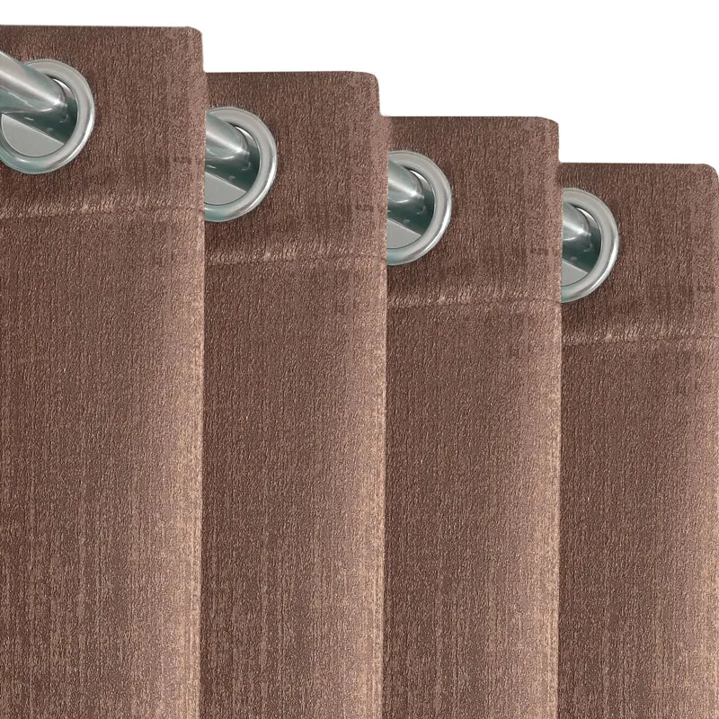 Saral Home Auriel Blackout Curtain (Taupe) - Set Of Two media 4