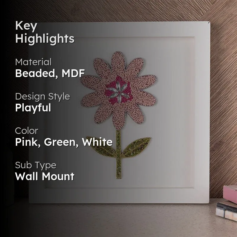 Flora Buddie MDF Wall Accent - Bloom Collection media 2