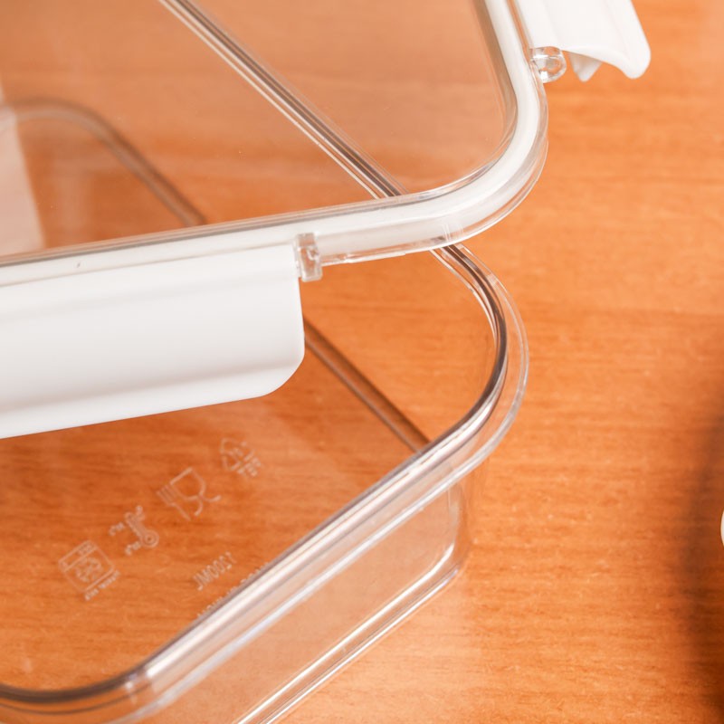 FreshLock White Clear PET Lunch Box - Set Of Two media 5