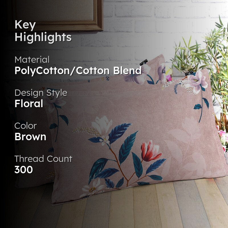 Ruma Floral Pillow Cover - Set Of Two media 2