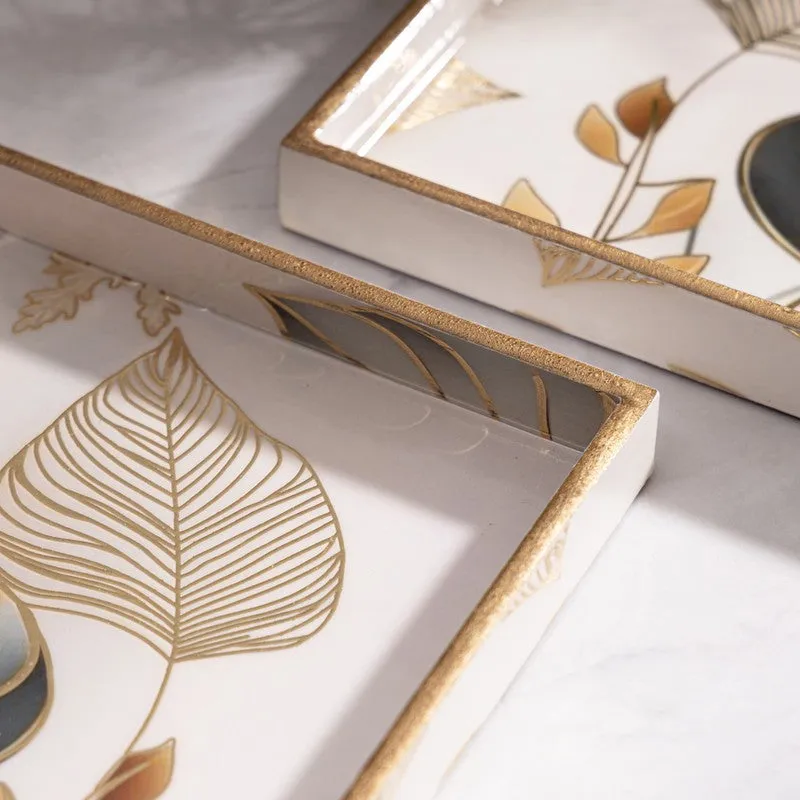 FloraFresh Square Serving Tray - Set Of Two - 3