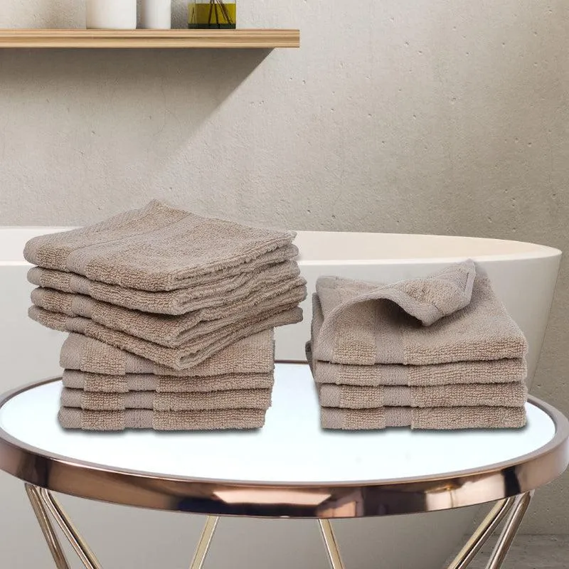 Miorah Face Towel (Beige) - Set Of Twelve media 1