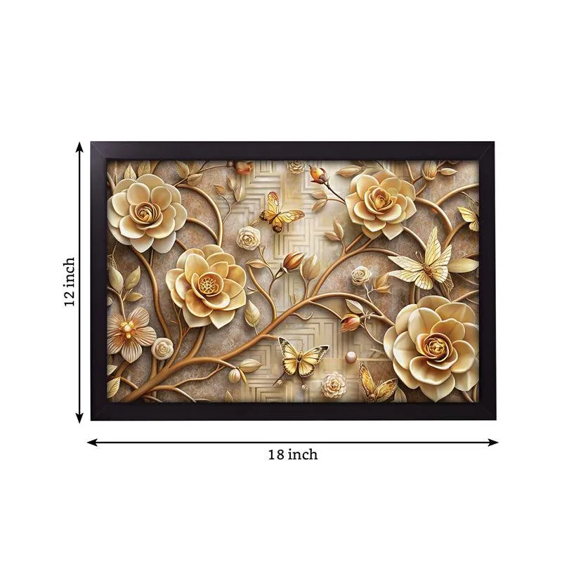 Peony Plume Wall Painting media 4