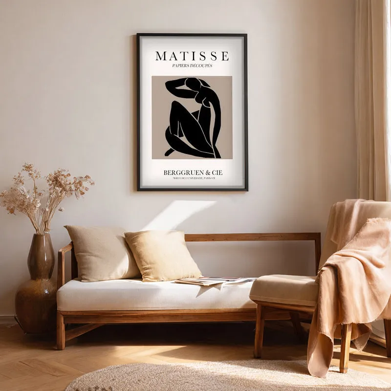 Bold Grace Canvas Wall Painting With Black Frame media 1