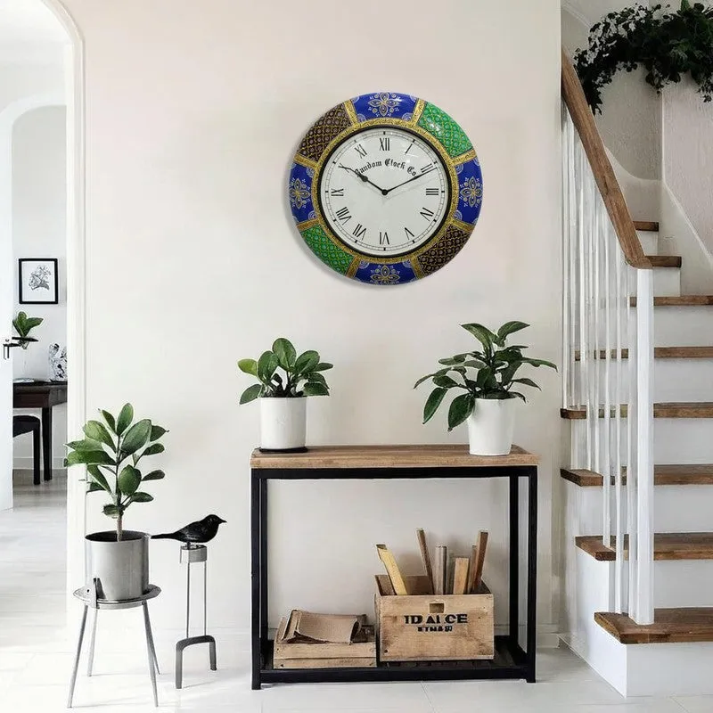 Aurex Brass Analog Wall Clock media 5