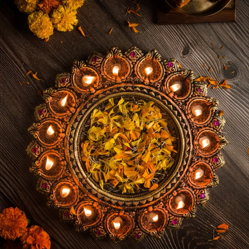 Anant Jyoti Terracotta Urli media 1