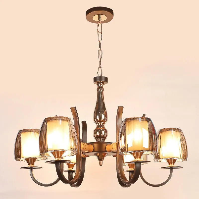 Lanthrite III Chandelier - Smokey media 5