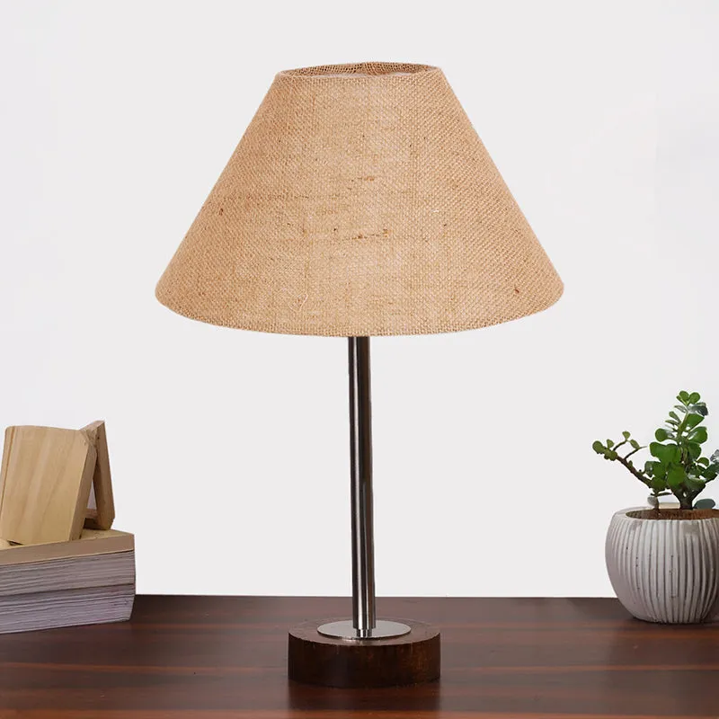 Sienna II Rodin Wooden Table Lamp - Beige,Silver,Brown media 3