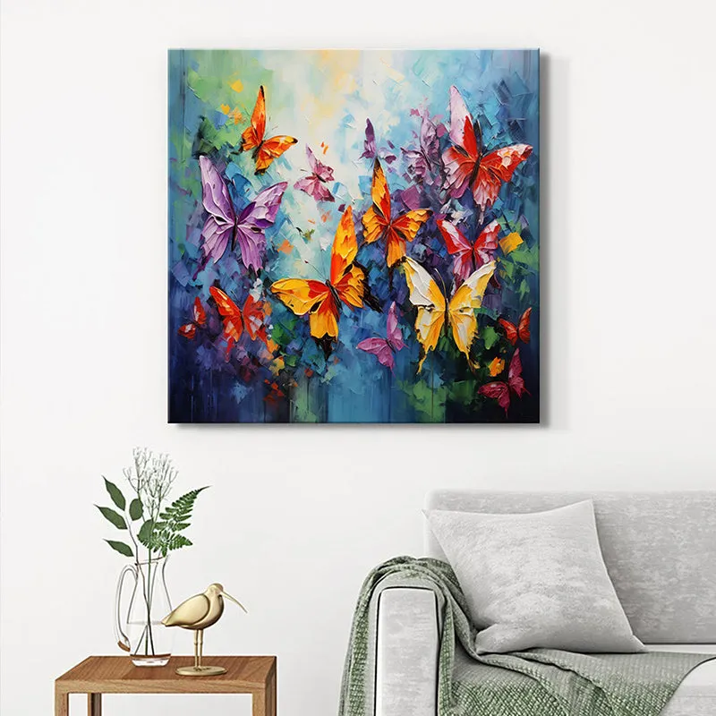Butterfly Garden Wall Painting media 1