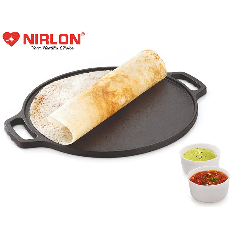 Nirlon Cast Iron Dosa Tawa - 30 cm media 3