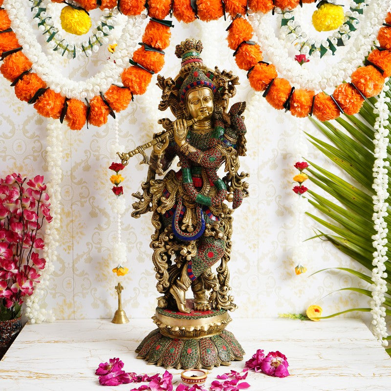 Muralidhar Divine Charm Brass Idol