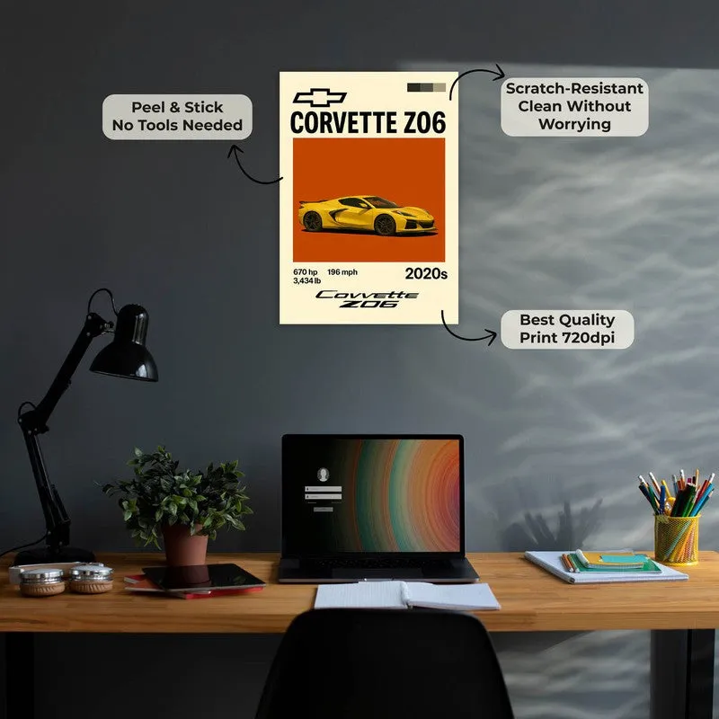 Corvette Z06 Legacy Wall Poster media 6