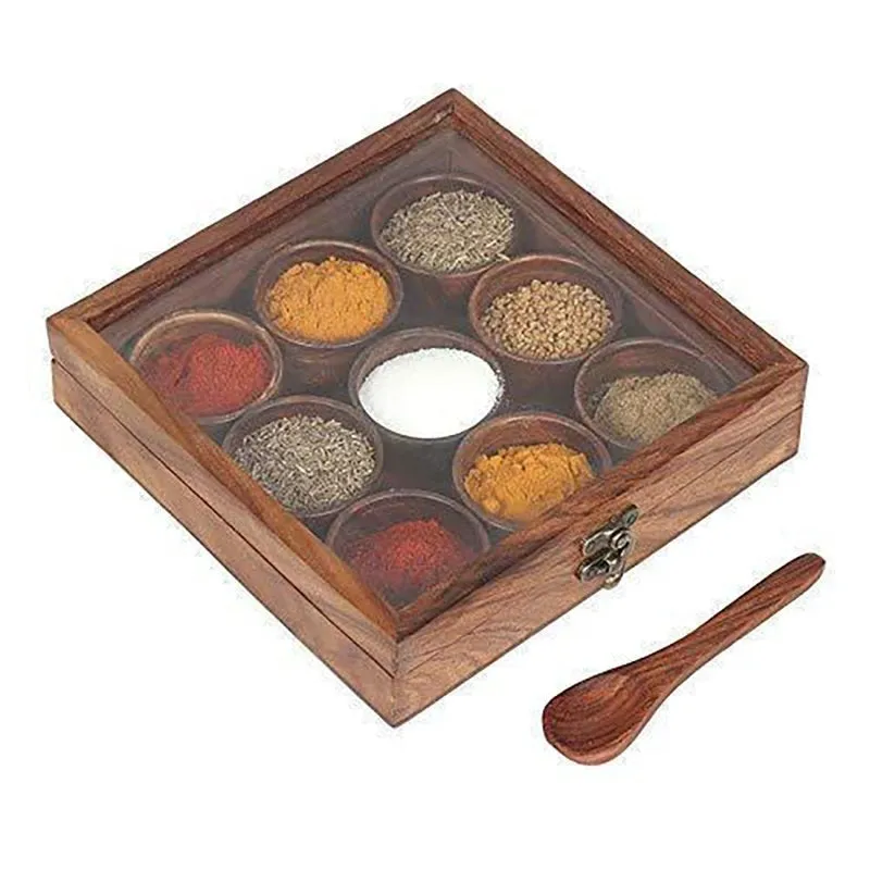 Spice Bay Wood Masala Box media 5