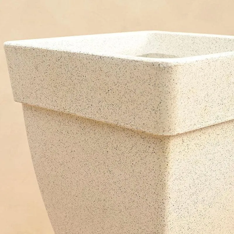 Ugaoo Barca Square Large Planter - White media 4