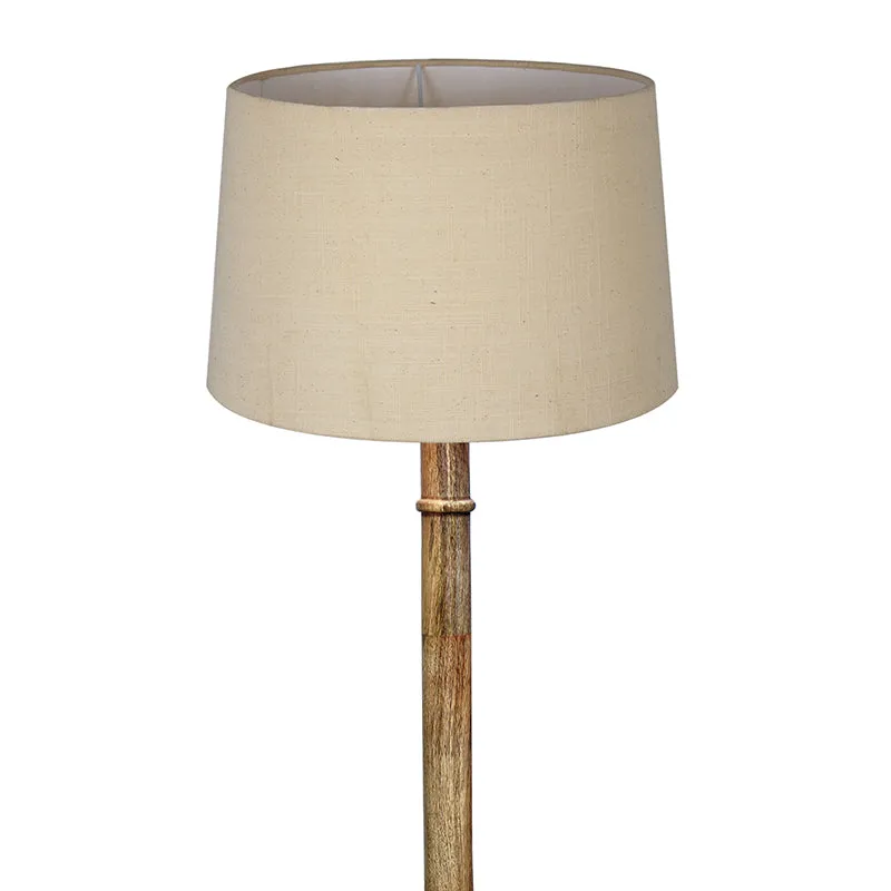 Elfin Cleo Wooden Floor Lamp - Ivory media 5
