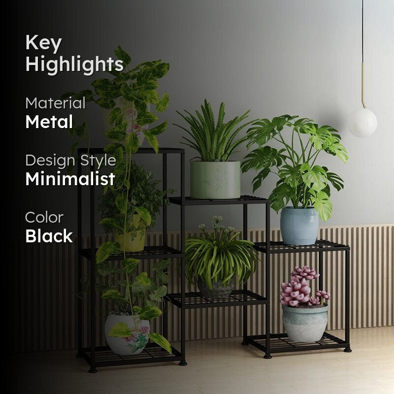 Sylavan Tier Metal Planter Stand media 2