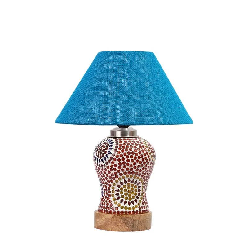 Loomex Wooden Table Lamp - Multicolor media 5