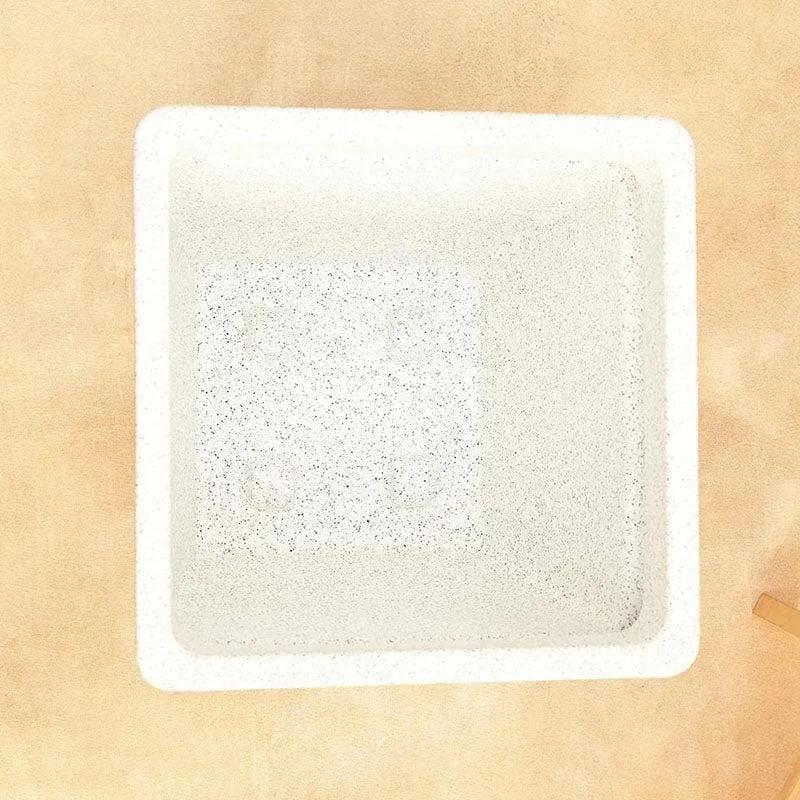 Ugaoo Barca Square Large Planter - White media 6