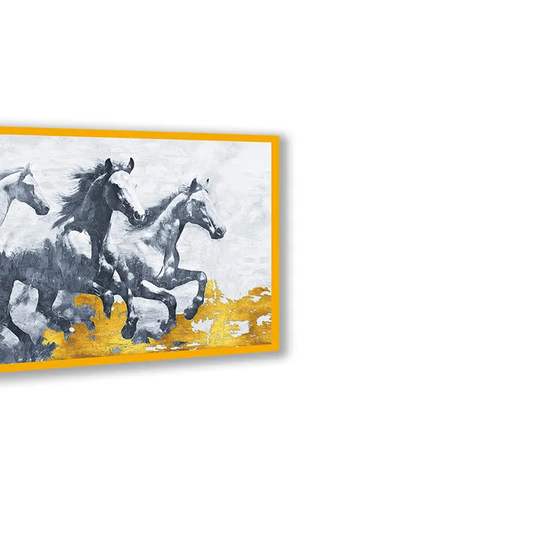 Equine Shades Wall Art with Gold Frame media 5