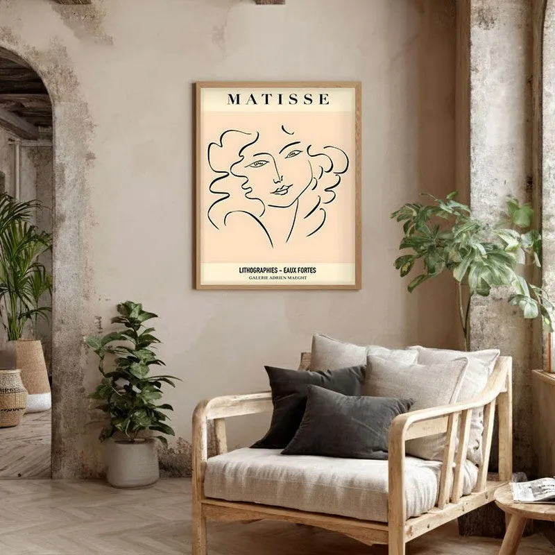 Silent Velour Canvas Wall Painting With Brown Frame media 5