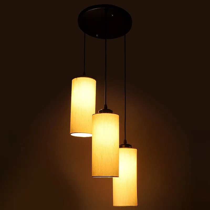 Glowspire Triple Metal Ceiling Lamp - Beige media 6