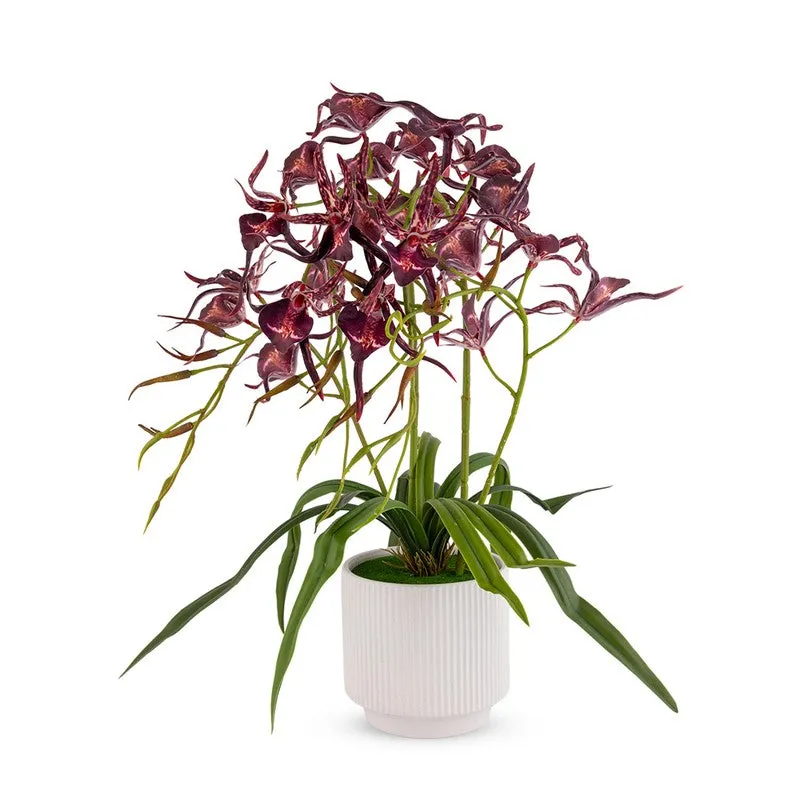AarviDecor Wine Blossom Silk Artificial Plants media 3