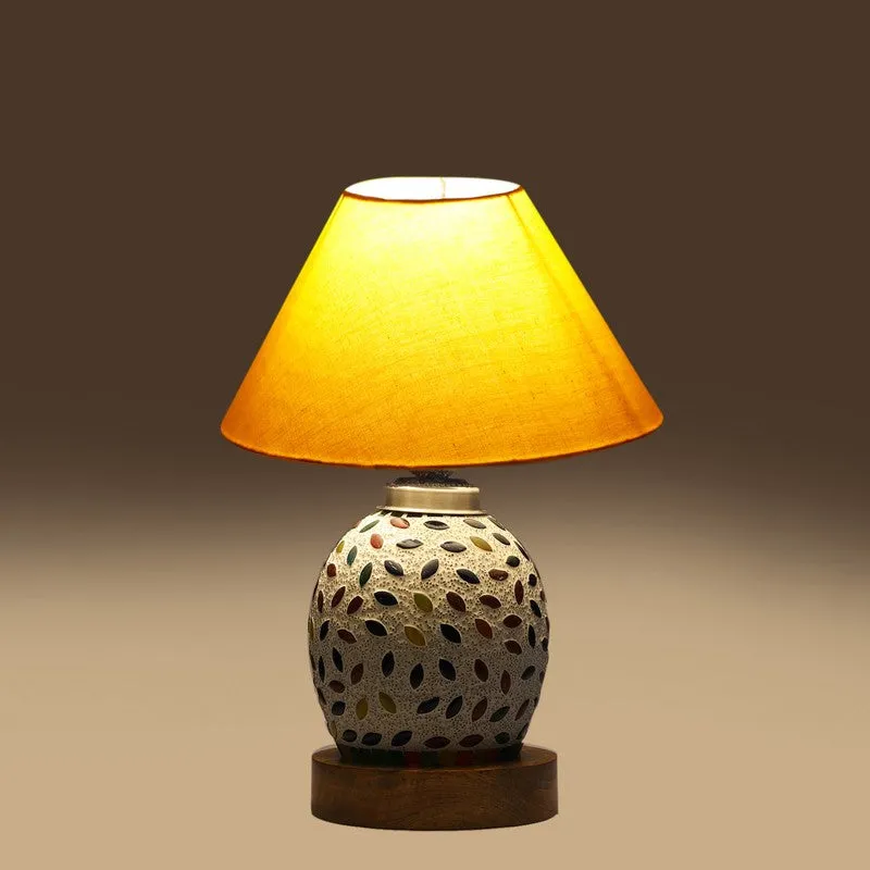 Lushira Wooden Table Lamp - Multicolor media 7