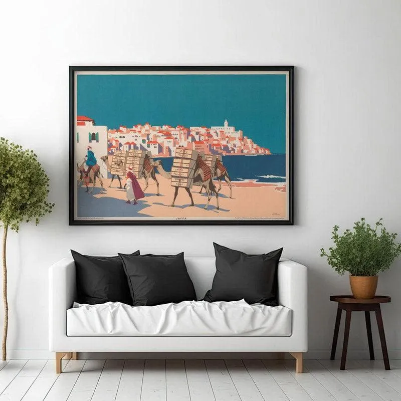 Buy Jaffa Oranges By Frank Newbould - Black Frame Canvas Wall Painting - Black Frame media 3