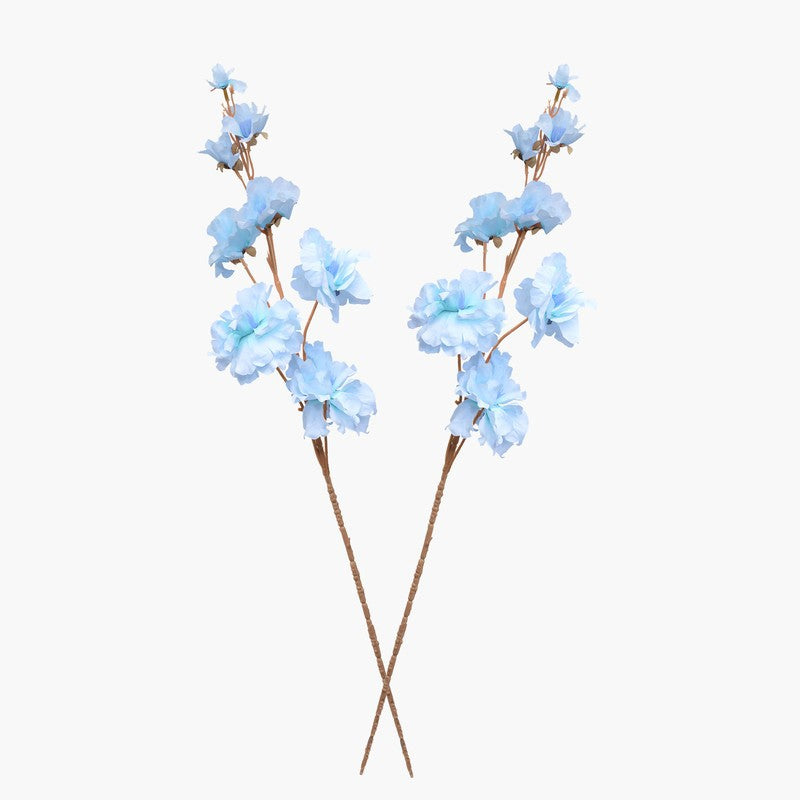 Infinity Blossoms (Blue) Lifelike Flower Arrangement - Set Of Two media 4