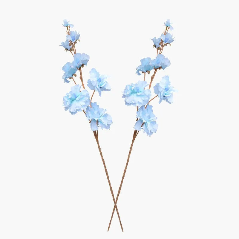 Infinity Blossoms (Blue) Lifelike Flower Arrangement - Set Of Two media 4