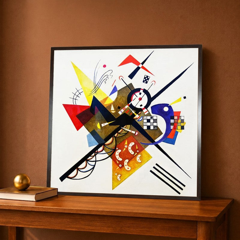 On White II Canvas Wall Painting - 12 x 12 Inches