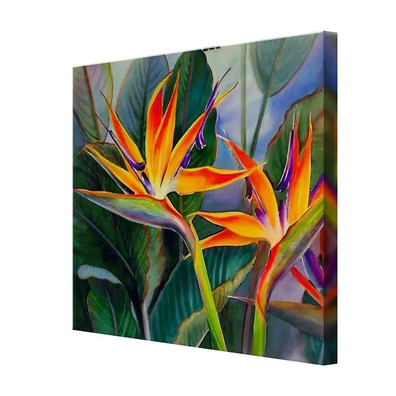 Birds Of Paradise Wall Painting media 5