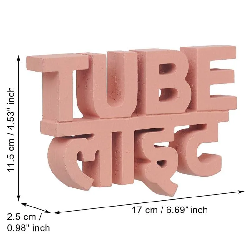 Tube Light Typography Showpiece media 4