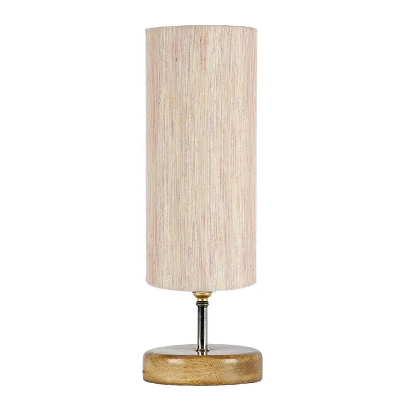 Hisha Wooden Table Lamp - White media 4