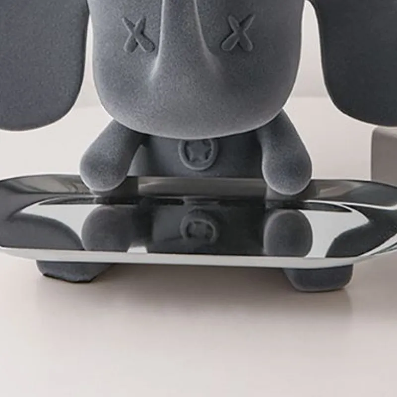 Elephant Tray Showpiece - Grey media 3