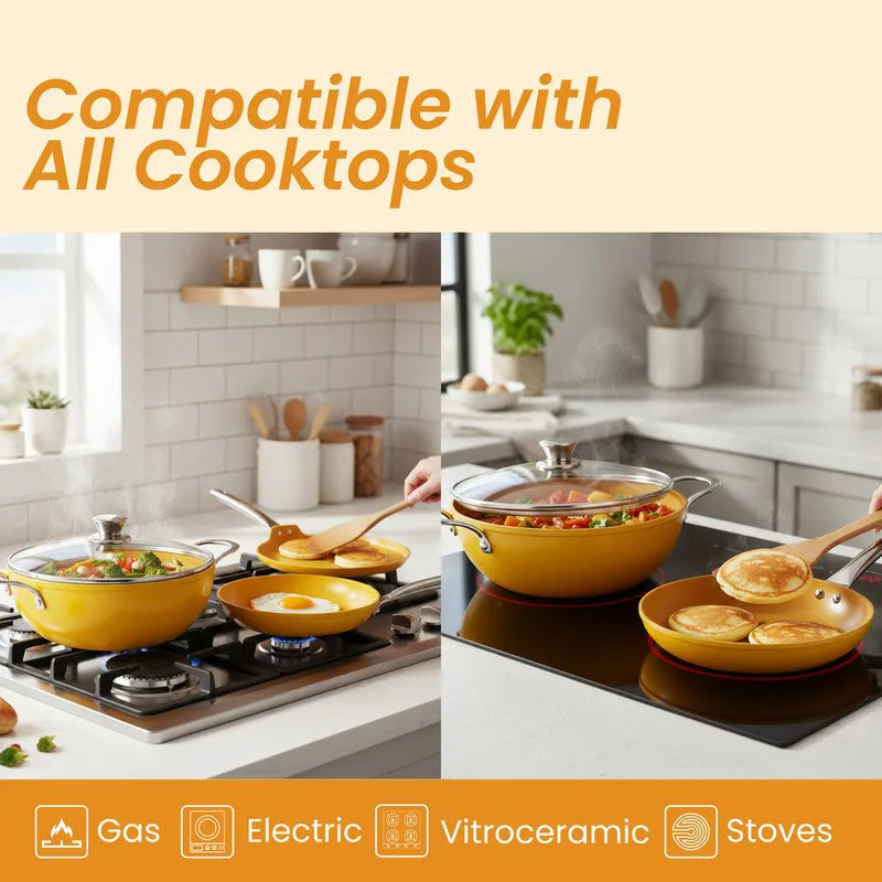 Salford Mealzen Cermaic Cookware Set - Three Piece Set media 5