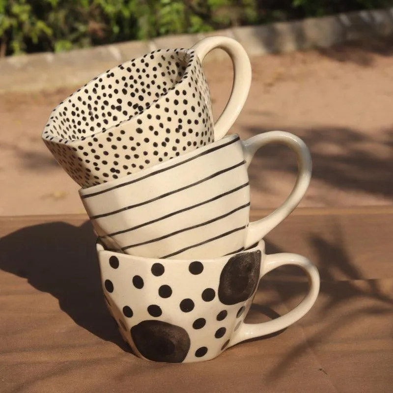 Gimavo Ceramic Tea Cup (200 mL Each) - Set of Three media 3