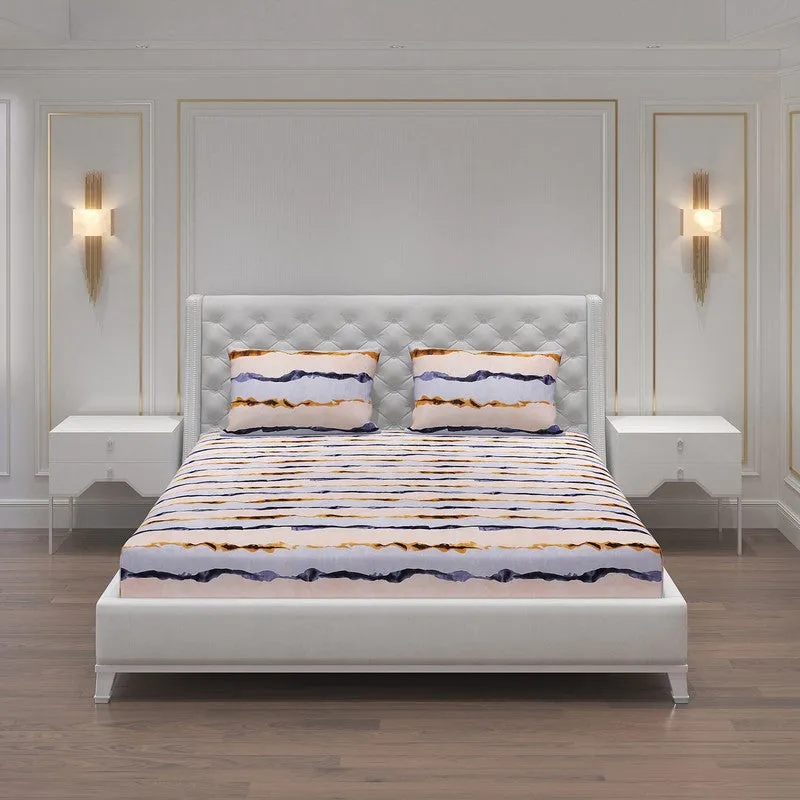 Monte Carlo Mild Stripes Bedsheet - 120 GSM media 3