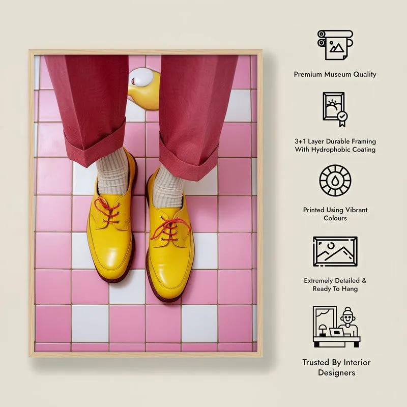 Candyland Canvas Archival Canvas Wall Art - Natural Brown Frame media 8