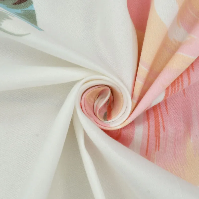 Berry Blush Fitted Micro Fiber Bedsheet - 150 GSM media 5